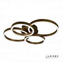 Потолочная люстра iLedex Ring-New 6815-300/400-X-T 3000-6000K Кофейный - цена и фото