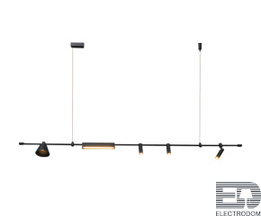 Kink Light 07616-180L,19 Подвес Ристо черный w180*12 h160 Led 25W (4000K) - цена и фото