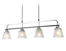 TR303244/4 BK/CH/SM/FR черный/хром/дымчатый/белый матовый E27*4 max 60W 870*120*780 - цена и фото