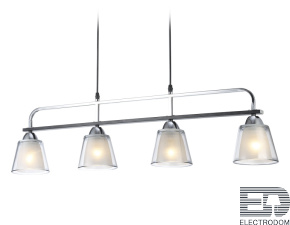TR303244/4 BK/CH/SM/FR черный/хром/дымчатый/белый матовый E27*4 max 60W 870*120*780 - цена и фото