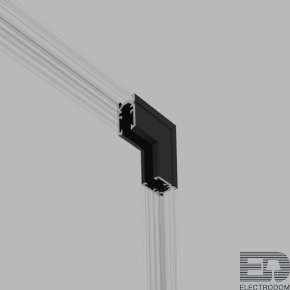 Mini Magnetic Коннектор угловой внутренний для накладного шинопровода черный Elektrostandard 85180/00 - цена и фото