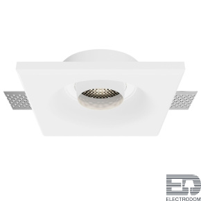 Встраиваемый светильник Maytoni Technical Gyps Modern DL006-GU10-RD-W - цена и фото