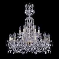 Подвесная люстра Bohemia Ivele 1402/12+6/240/XL-77 G - цена и фото