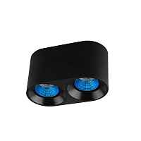 Накладной светильник Denkirs DK3040 DK3096-BK+CY - цена и фото Накладной светильник Denkirs DK3040 DK3096-BK+CY - цена и фото