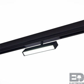 ST378.436.09 Трековый светильник Черный LED 1*9W 3000K 810Lm Ra>90 120° IP20 DxH105 220V - цена и фото