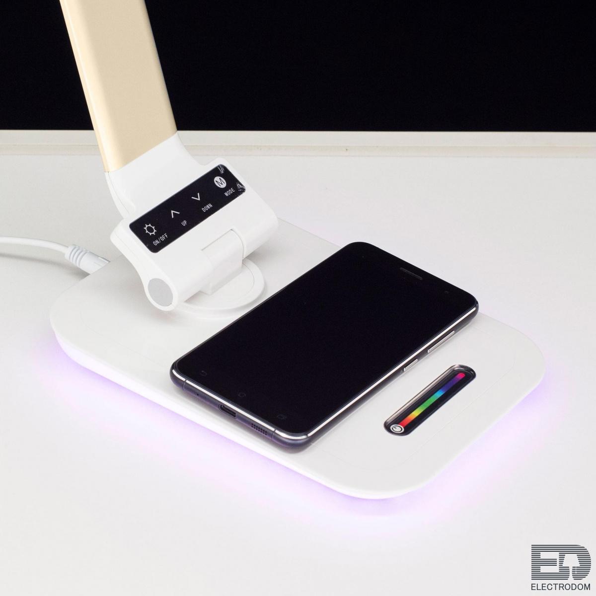 Настольный светильник светодиодный с RGB+USB+Qi Citilux Ньютон CL803012 - цена и фото 5