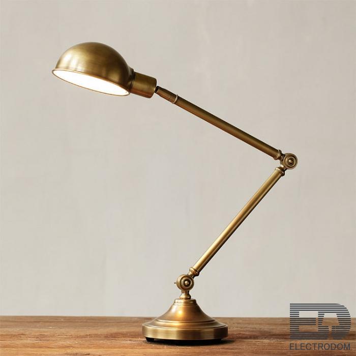 Настольная лампа Brass Vintage Loft Table Lamp Loft Concept 43.082-0 - цена и фото
