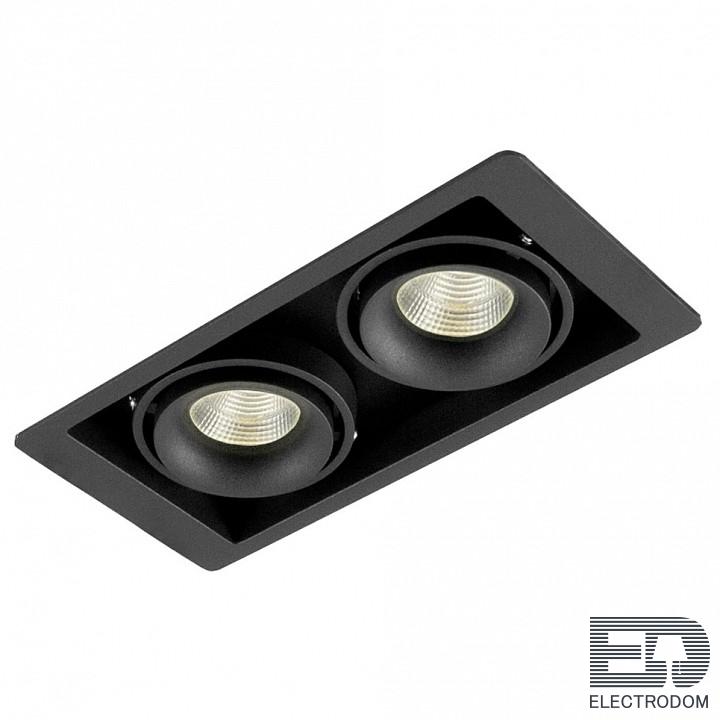 Встраиваемый светильник Donolux DL18615 DL18615/02WW-SQ Shiny black/Black - цена и фото