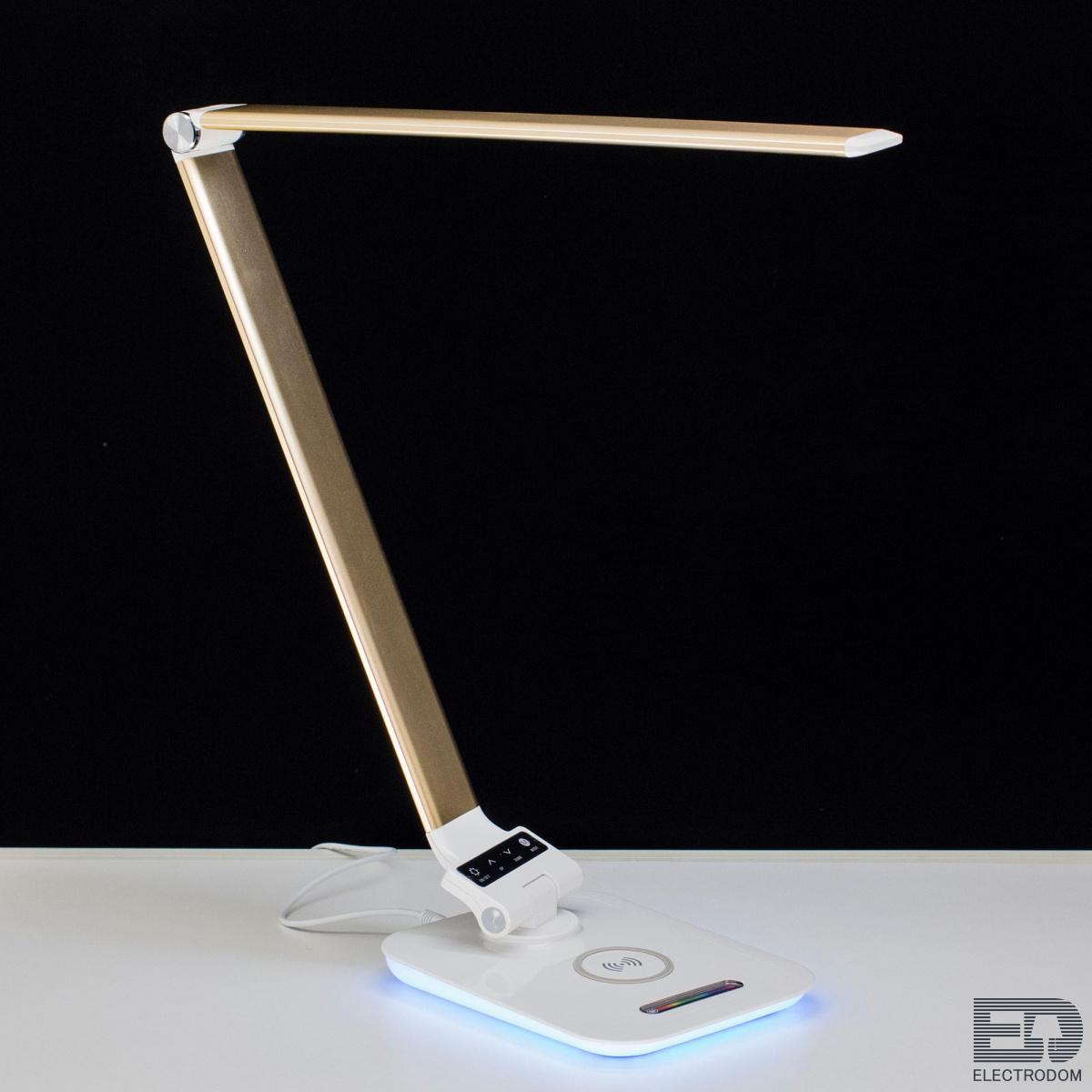 Настольный светильник светодиодный с RGB+USB+Qi Citilux Ньютон CL803012 - цена и фото 4