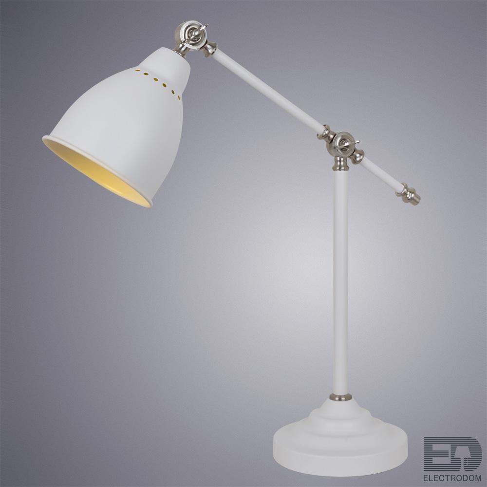 Настольная лампа Braccio A2054LT-1WH - цена и фото 2