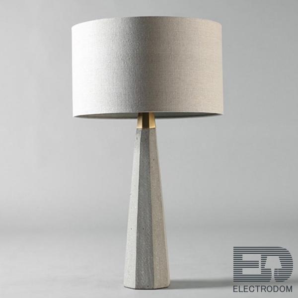 Настольная лампа Concrete Stone Table Lamp Tube Loft Concept 43.275 - цена и фото