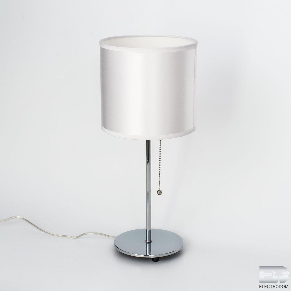 Настольный светильник с выключателем Citilux Аврора CL463810 Хром + Белый - цена и фото 5
