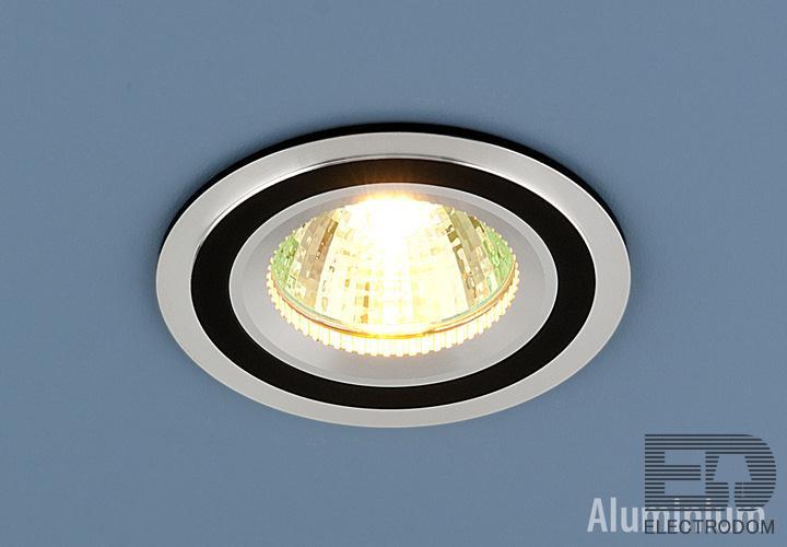 Встраиваемый светильник Elektrostandart 5305 MR16 CH/BK хром/черный - цена и фото