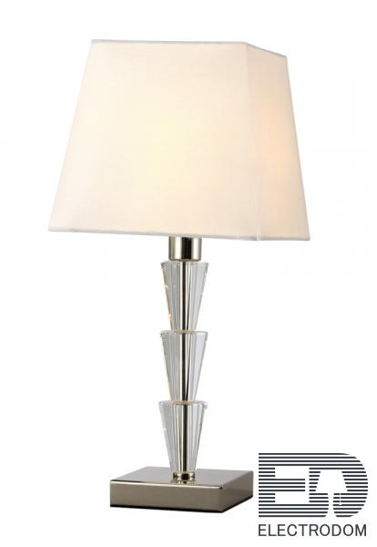 Настольная лампа Crystal Lux MARSELA LG1 NICKEL - цена и фото