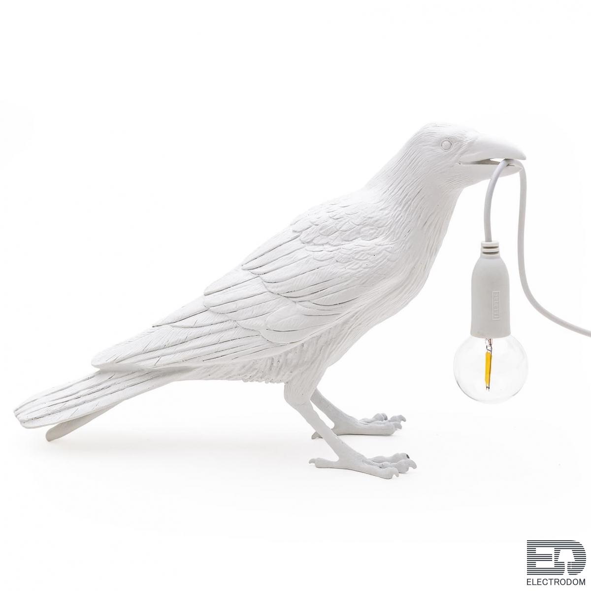 Настольная лампа Seletti Bird Lamp White Waiting designed by Marcantonio Raimondi Malerba Loft Concept 43.14732 - цена и фото