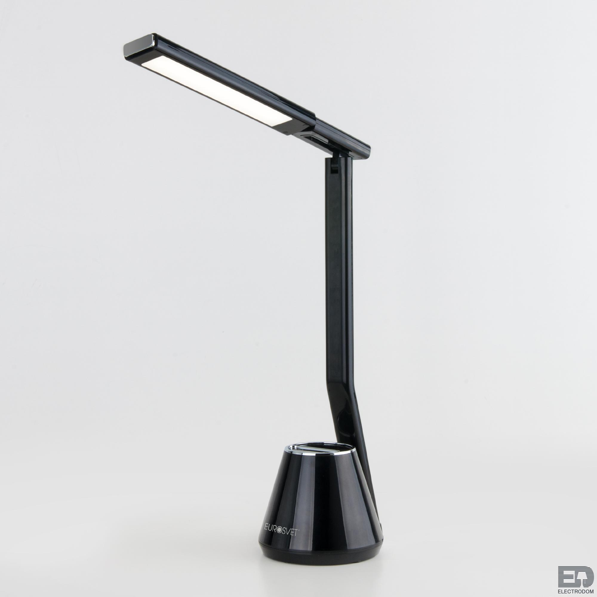 Настольная светодиодная лампа Elektrostandart 80421/1 черный - цена и фото
