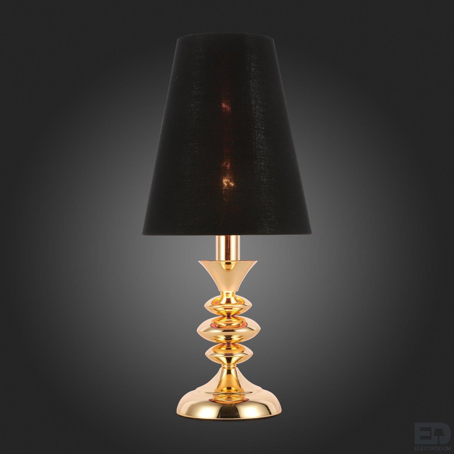SL1137.204.01 Прикроватная лампа Французское золото/Черный E14 1*40W - цена и фото 2