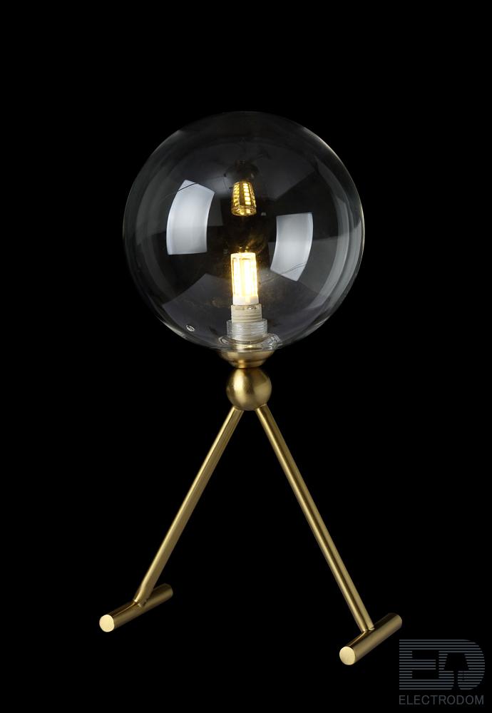 Настольная лампа Crystal Lux ANDRES LG1 BRONZE/TRANSPARENTE - цена и фото 4