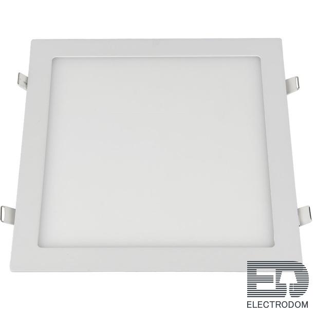Встраиваемый потолочный светодиодный светильник Elektrostandart DLS003 24W 4200K - цена и фото