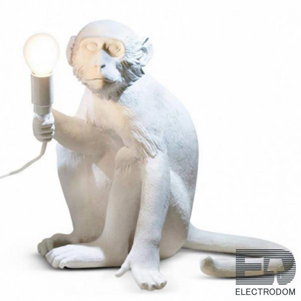 Настольная лампа Seletti Monkey Lamp Sitting Version Loft Concept 43.216 - цена и фото