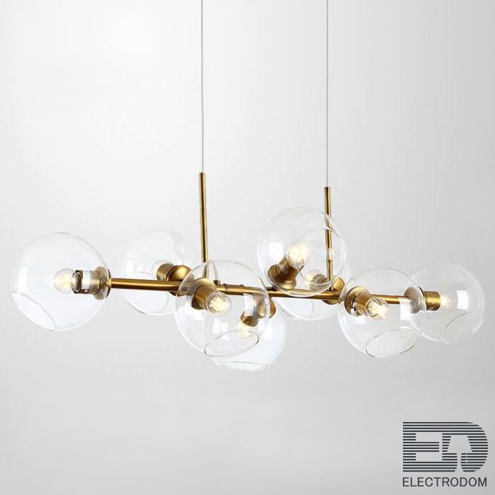 Люстра Staggered Glass Chandelier 8 Loft Concept 40.2211 - цена и фото