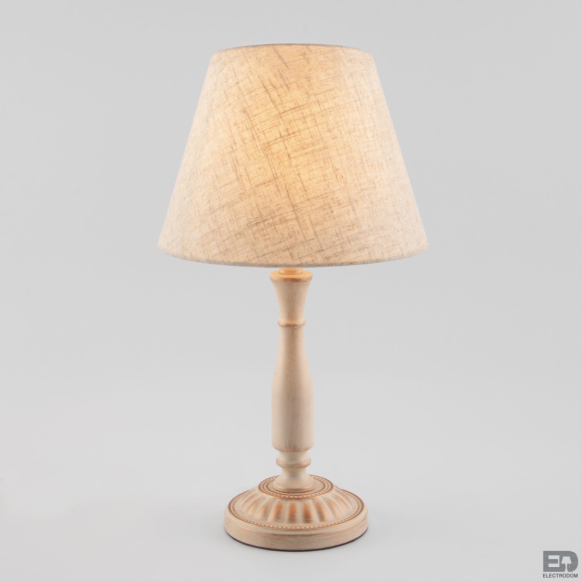 Декоративная настольная лампа Eurosvet 01060/1 белый с золотом (00000086060) - цена и фото