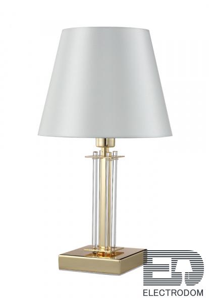 Настольная лампа Crystal Lux NICOLAS LG1 GOLD/WHITE - цена и фото 1