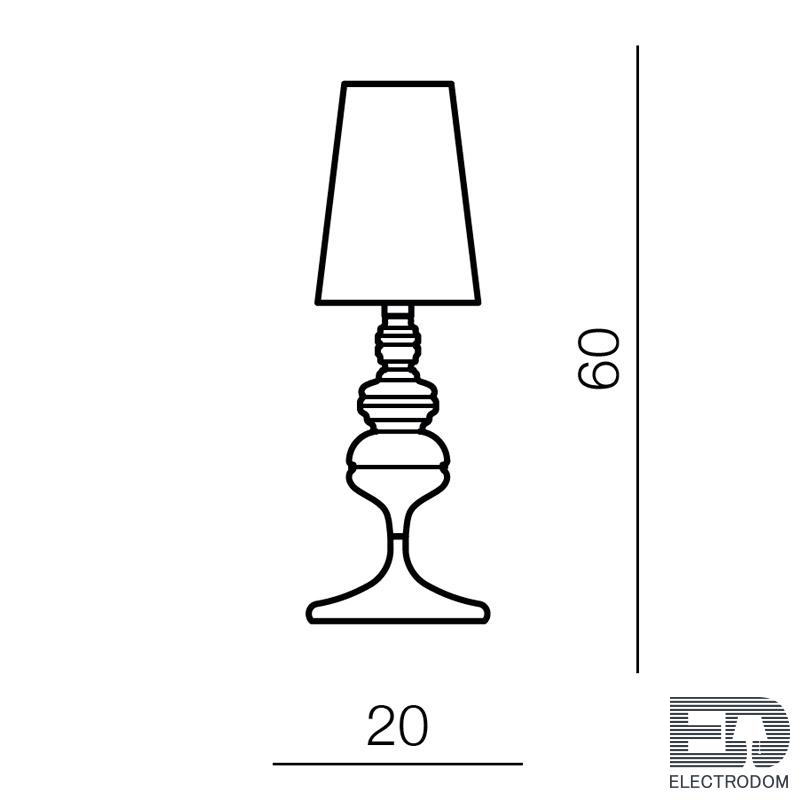 Настольная лампа Azzardo Baroco table AZ2162 - цена и фото 2