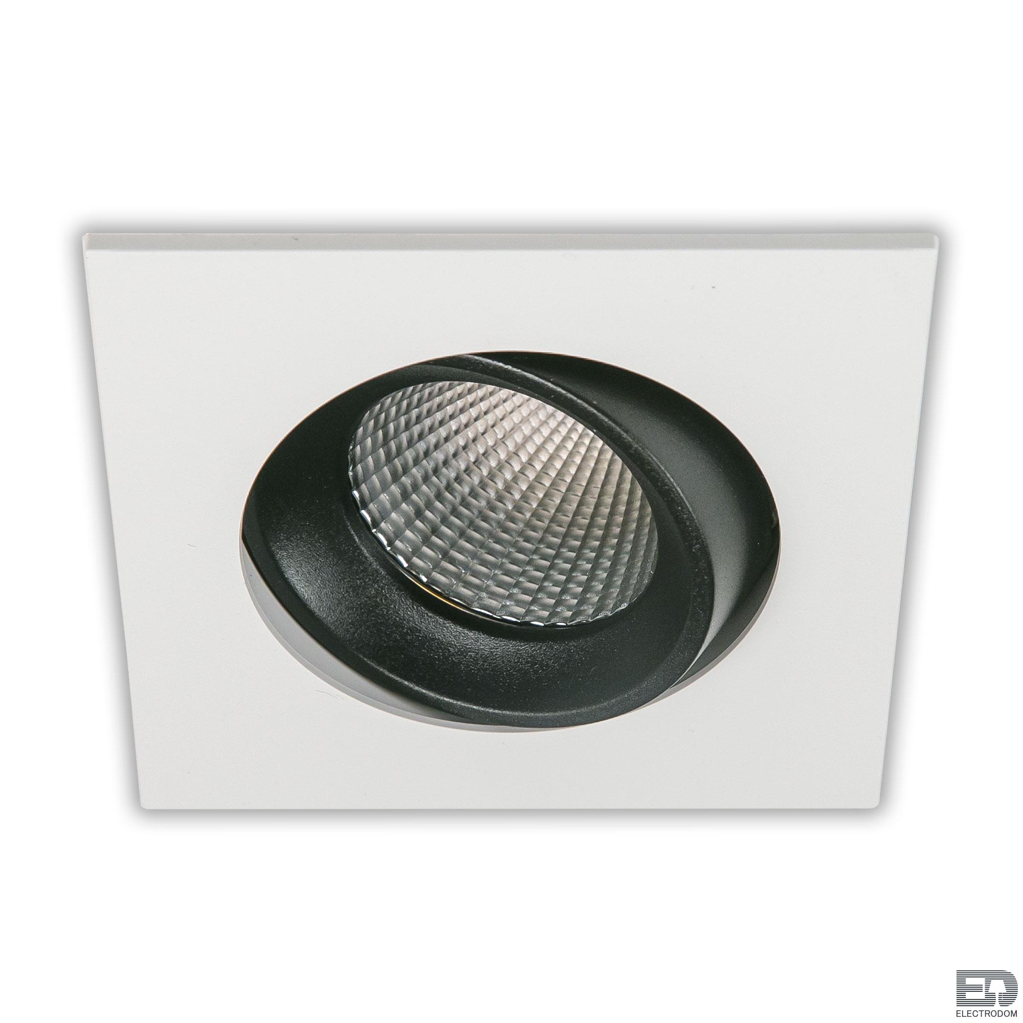 Встраиваемый светильник Citilux Альфа CLD001KNW4 Белый + Черный - цена и фото 1