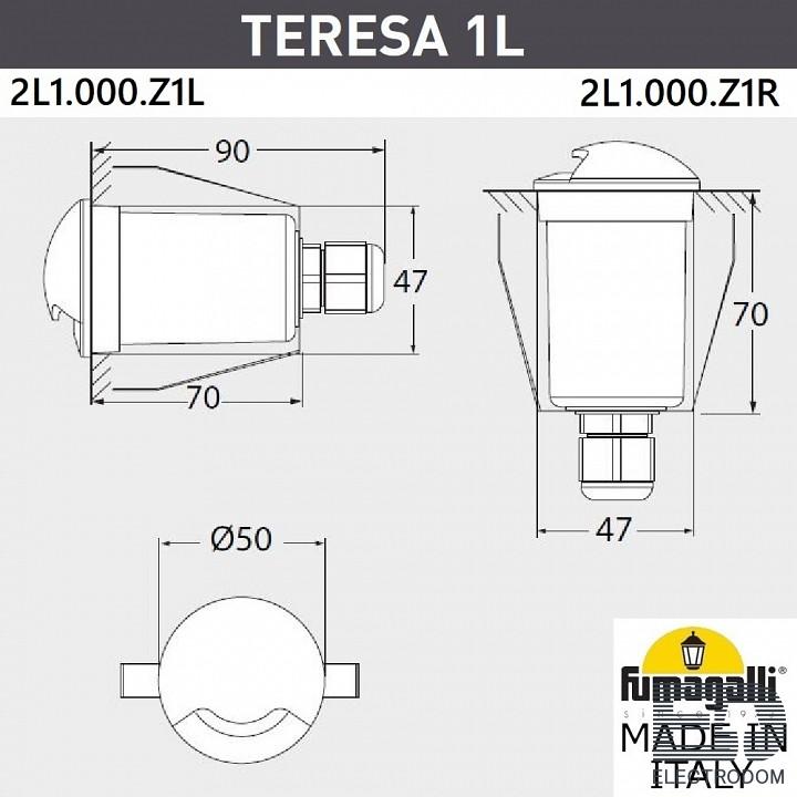Встраиваемый светильник Fumagalli Teresa 2L1.000.000.AXZ1L - цена и фото 7