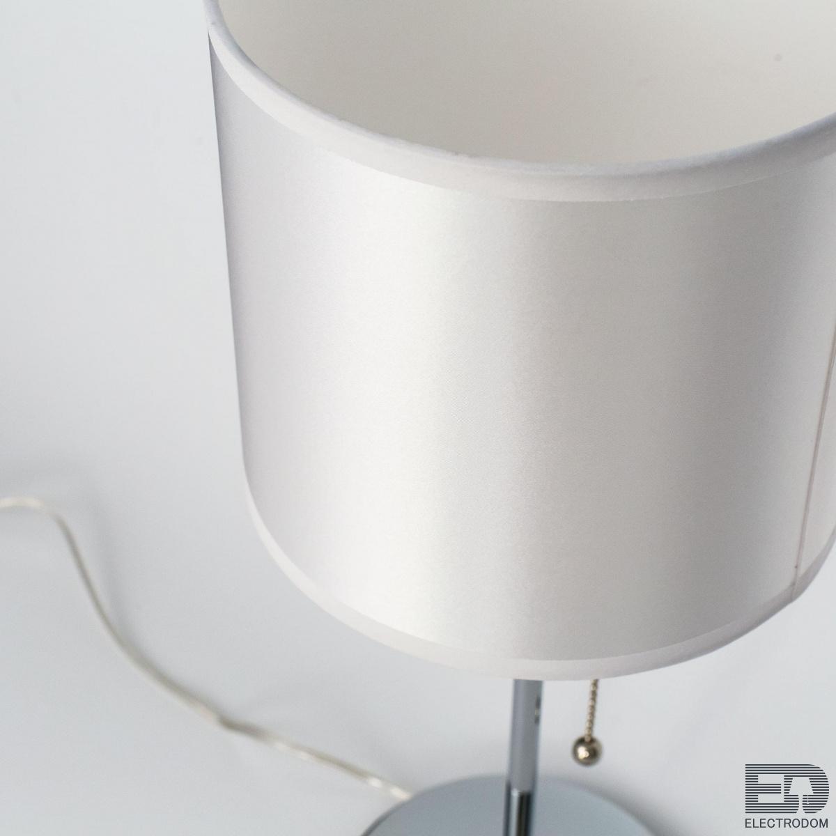 Настольный светильник с выключателем Citilux Аврора CL463810 Хром + Белый - цена и фото 6