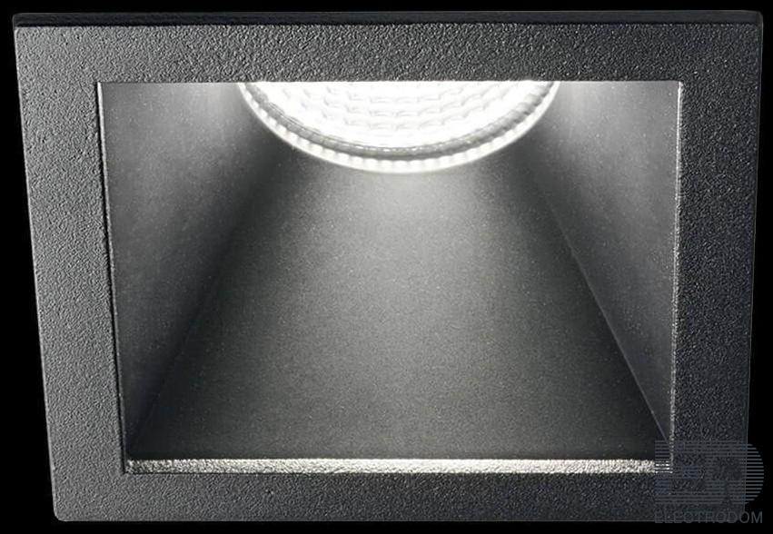 Встраиваемый светодиодный светильник Ideal Lux Game Square Bk Bk 192383 - цена и фото 2