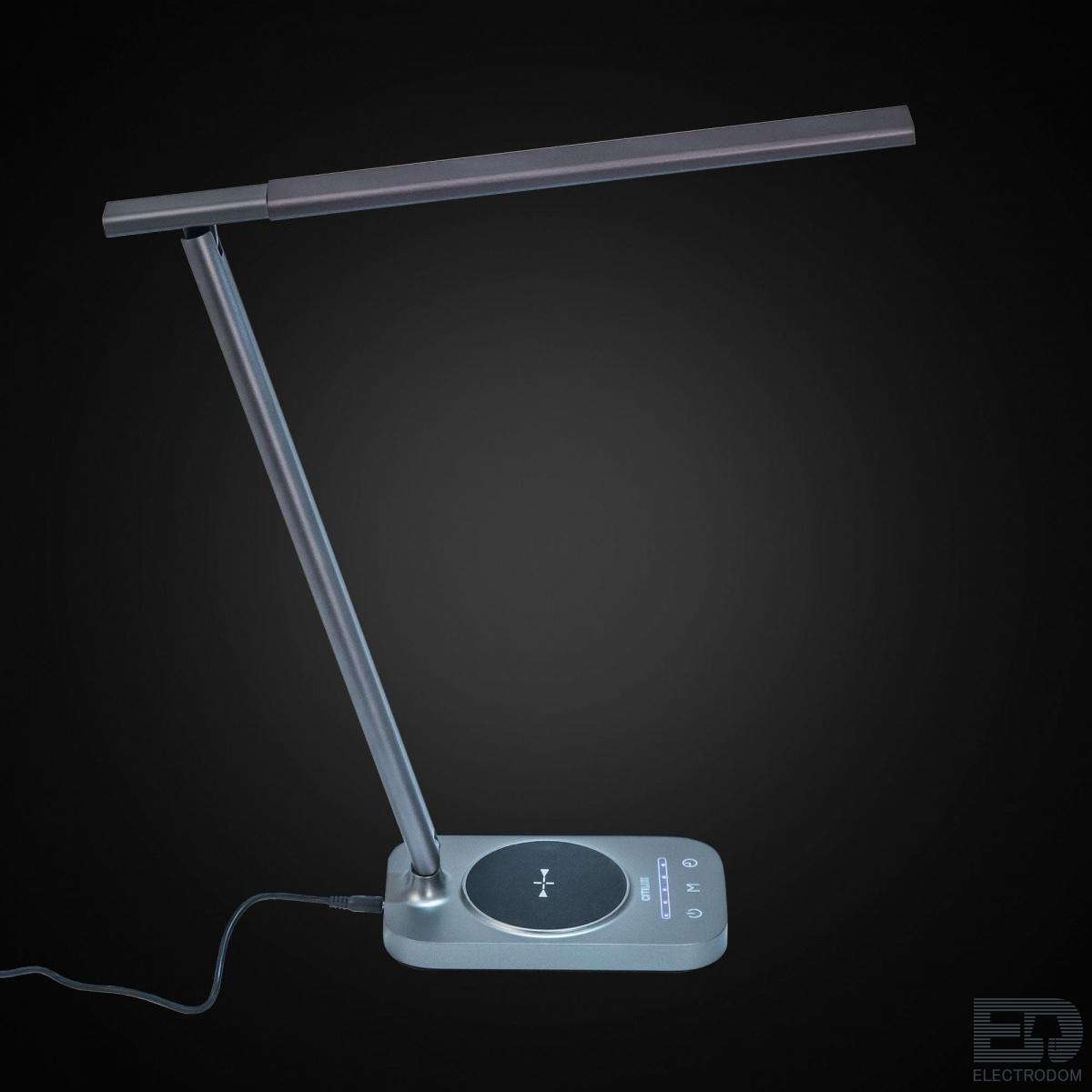 Настольный светильник светодиодный с USB+Qi Citilux Ньютон CL803052 - цена и фото 2