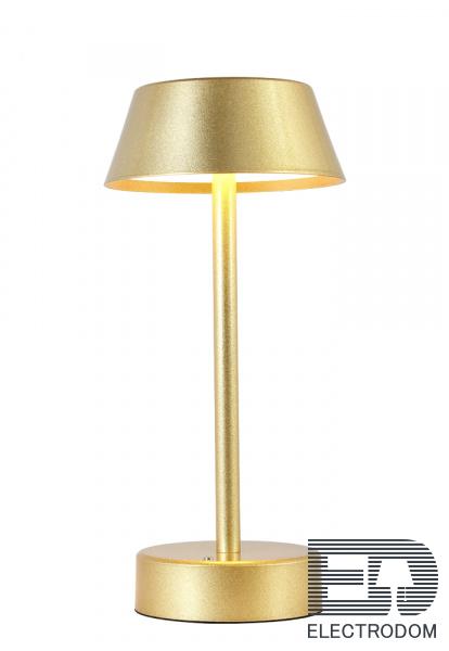 Настольная лампа Crystal Lux SANTA LG1 GOLD - цена и фото