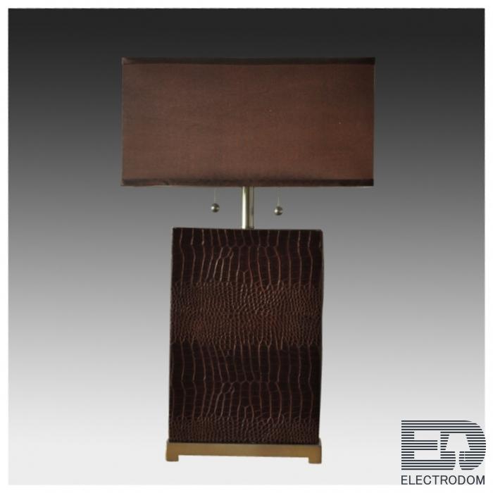 Настольная лампа Leather Loft Concept 43.061.CR.BL.T1B - цена и фото