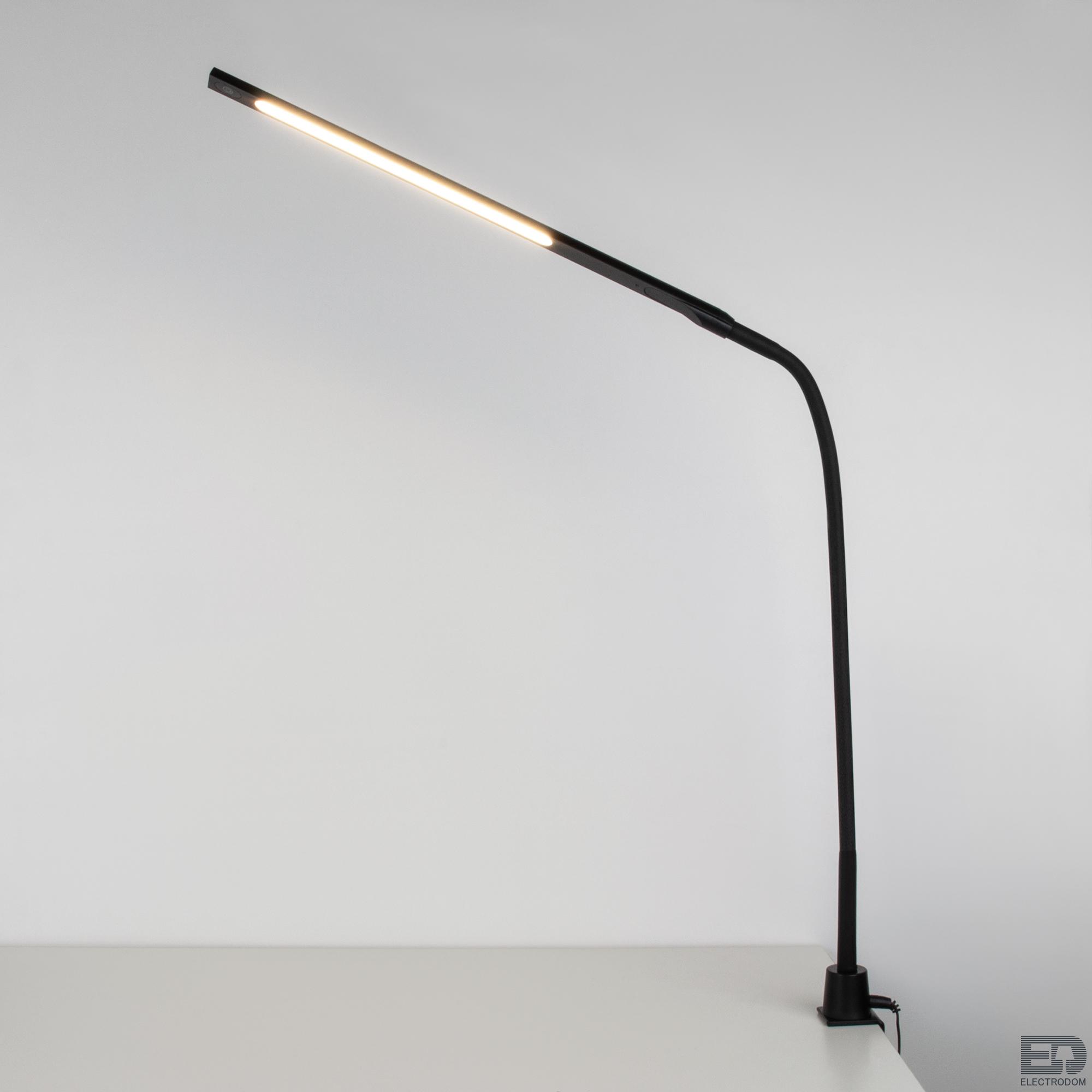 Светодиодная настольная лампа на струбцине Eurosvet Flex 80429/1 черный - цена и фото 4