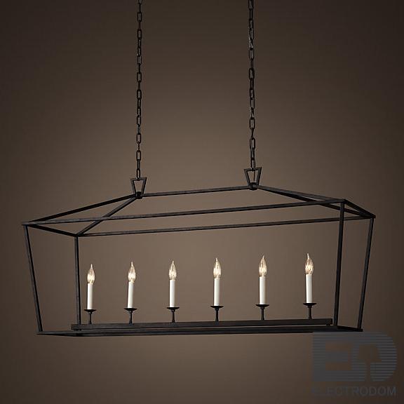 Подвесной светильник 19th C. English Openwork Linear Pendant Black Loft Concept 40.1338 - цена и фото