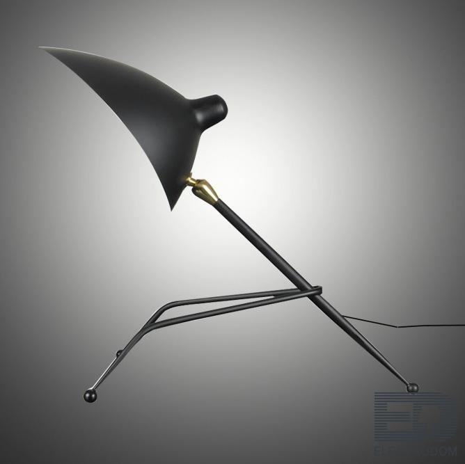 Настольная лампа Serge Mouille Tripod Desk Lamp Loft Concept 43.116 - цена и фото