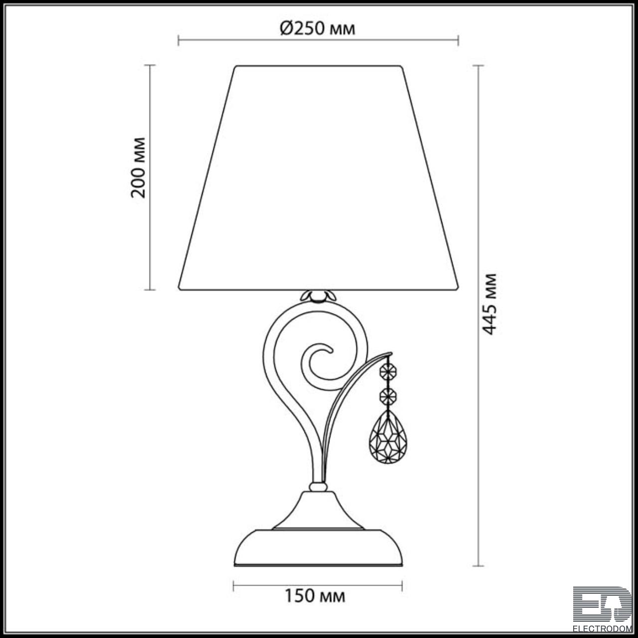 Настольная лампа Odeon Light Classic 3924/1T - цена и фото 2