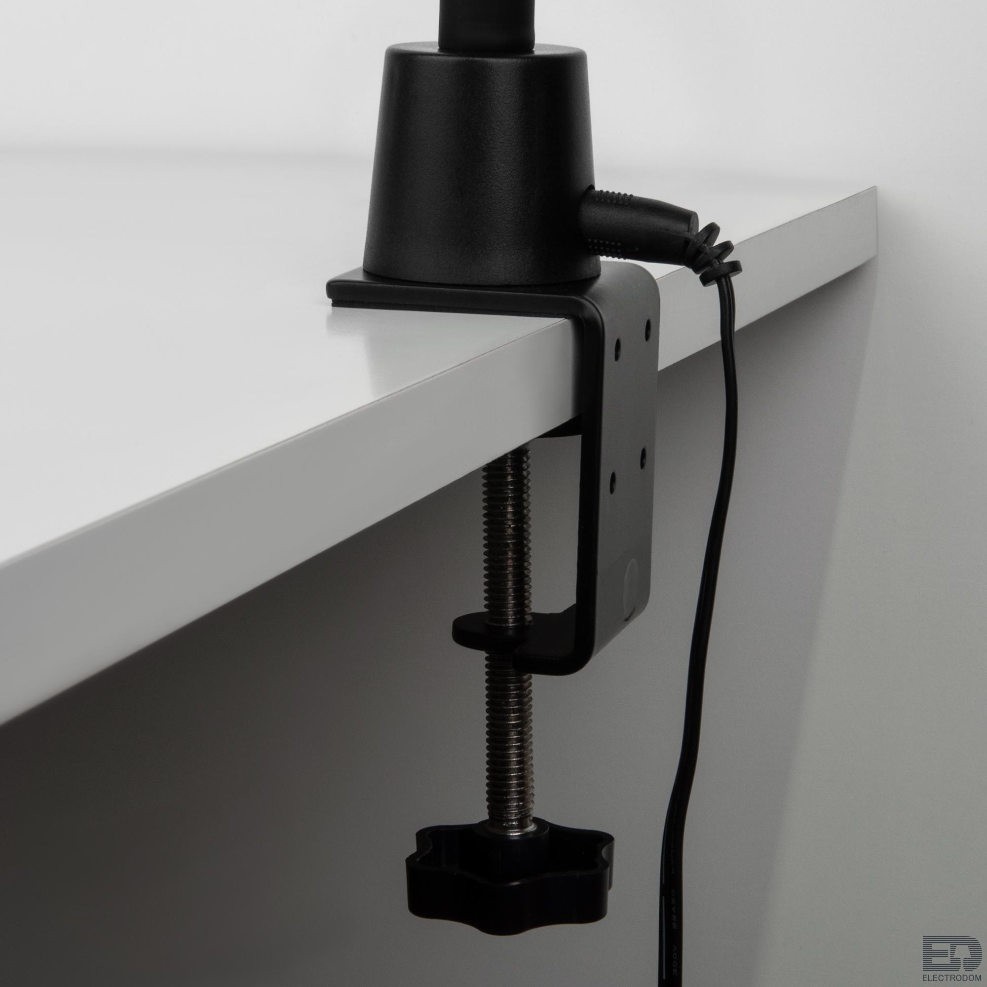 Светодиодная настольная лампа на струбцине Eurosvet Flex 80429/1 черный - цена и фото 3
