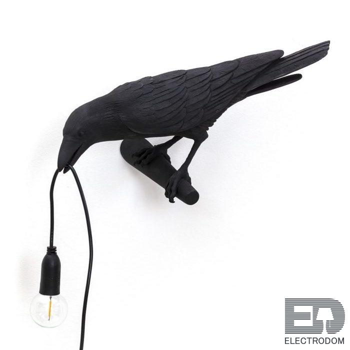 Бра Seletti Bird Lamp Black Looking designed by Marcantonio Raimondi Malerba Loft Concept 44.14737 - цена и фото