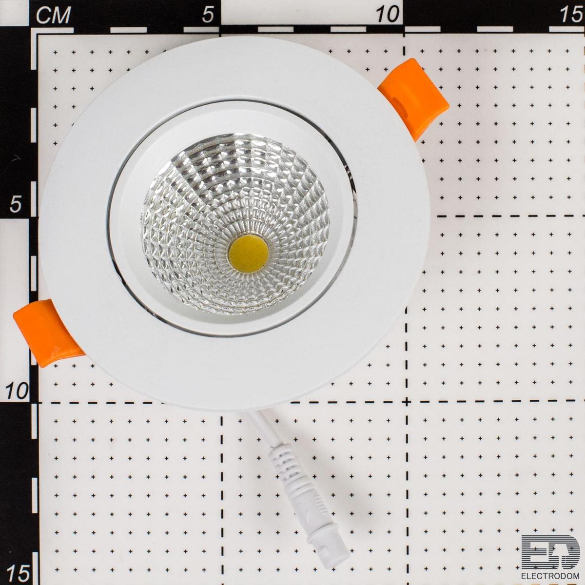 Встраиваемый светильник светодиодный Citilux Каппа CLD0057N Белый - цена и фото 6