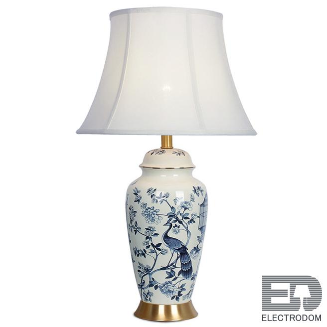 Настольная лампа Шинуазри Голубой павлин Loft Concept 43.136-0 - цена и фото