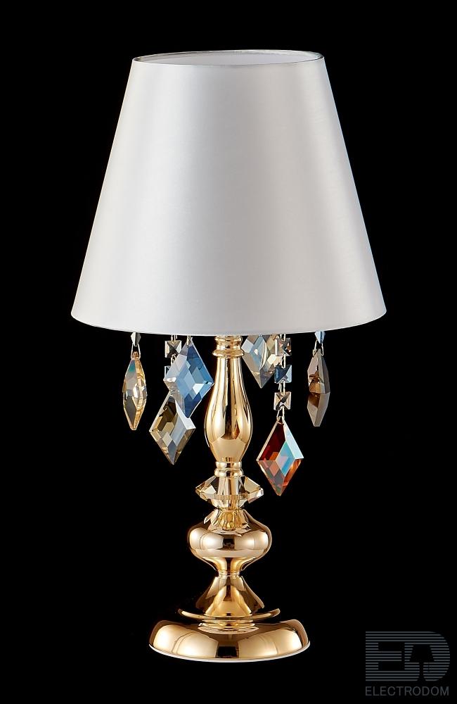 Настольная лампа декоративная Crystal Lux Mercedes 1 MERCEDES LG1 GOLD/COLOR - цена и фото 2