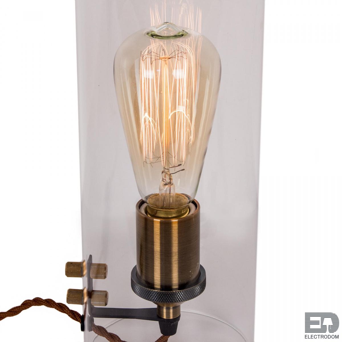 Настольный светильник Citilux Эдисон CL450802 Бронза + Венге - цена и фото 2