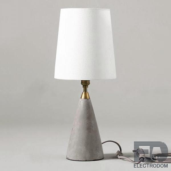 Настольная лампа Concrete Stone Table Lamp Cone Loft Concept 43.274 - цена и фото