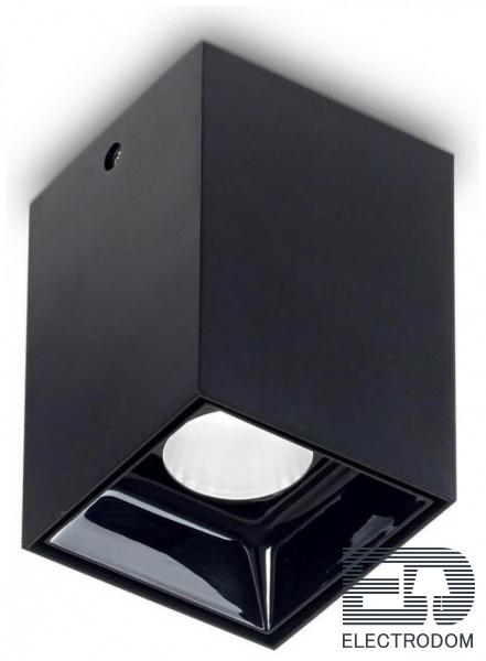 Потолочный светодиодный светильник Ideal Lux Nitro 15W Square Nero 206028 - цена и фото