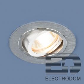 Встраиваемый светильник Elektrostandart 1061/1 MR16 SL серебро - цена и фото