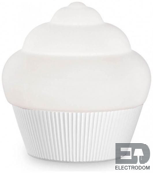 Настольная лампа Ideal Lux Cupcake TL1 Small Bianco 248479 - цена и фото