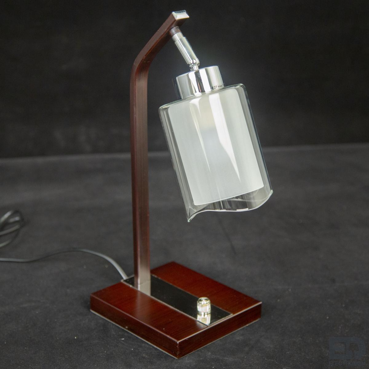 Настольный светильник Citilux Фортуна CL156812 Венге + Хром - цена и фото 4